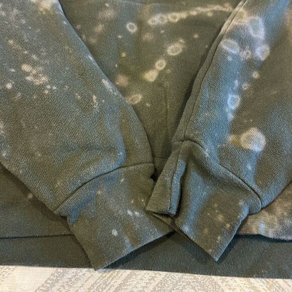 Custom Women’s (or Unisex) Bleached Guns N’ Roses Hooded Sweatshirt - Size S - Picture 3 of 6